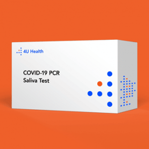 4U Health At-Home COVID-19 PCR Saliva Test Kit Active Infection Product Image